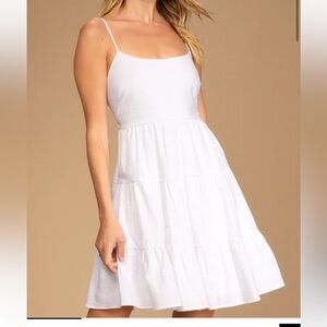 Darling of Mine tiered Lulus mini dress